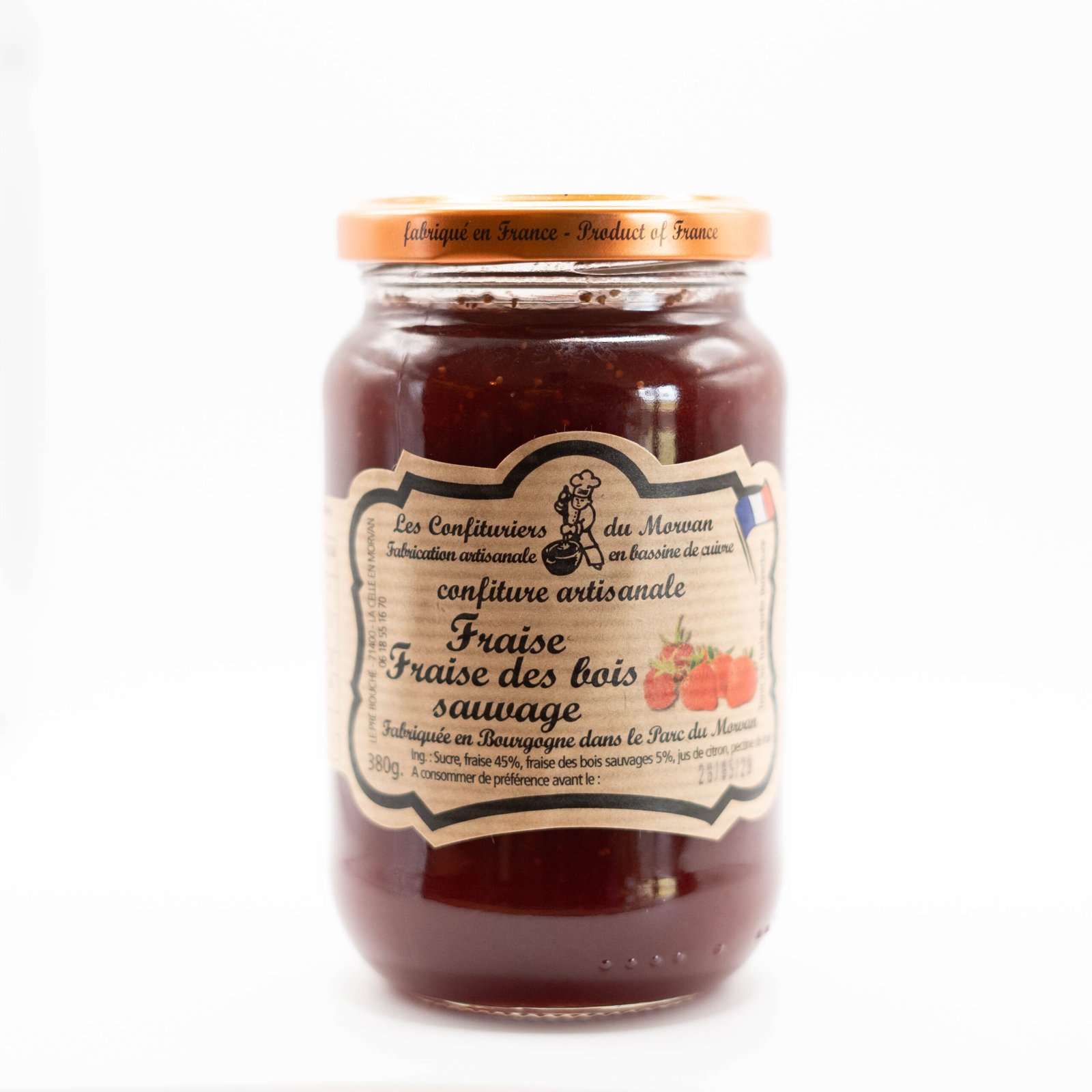 Confiture Fraise - Fraise des Bois sauvages